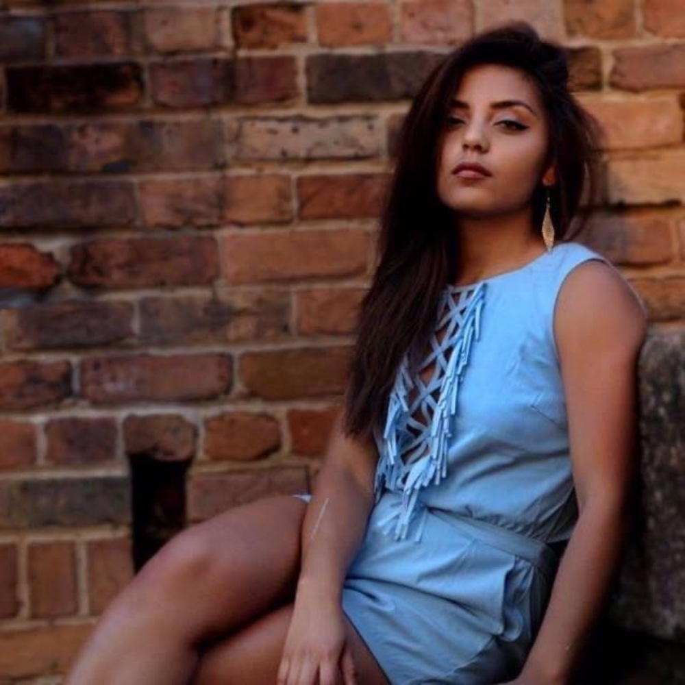 Boutique Bought Blue Romper